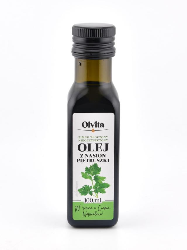 Olej z nasion pietruszki zimnotłoczony OLVITA 100ml