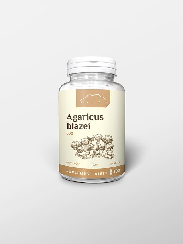 Agaricus blazei ekstrakt 100 kapsułek x  500 mg