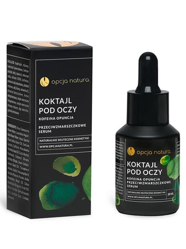 Koktajl pod oczy przeciwzmarszczkowe serum Opcja Natura 30 ml