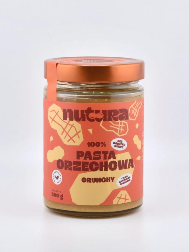 Pasta orzechowa z kawałkami orzechów