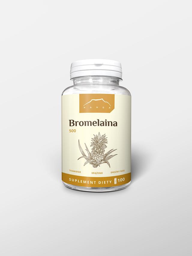 Bromelaina 100 kapsułek x 500 mg