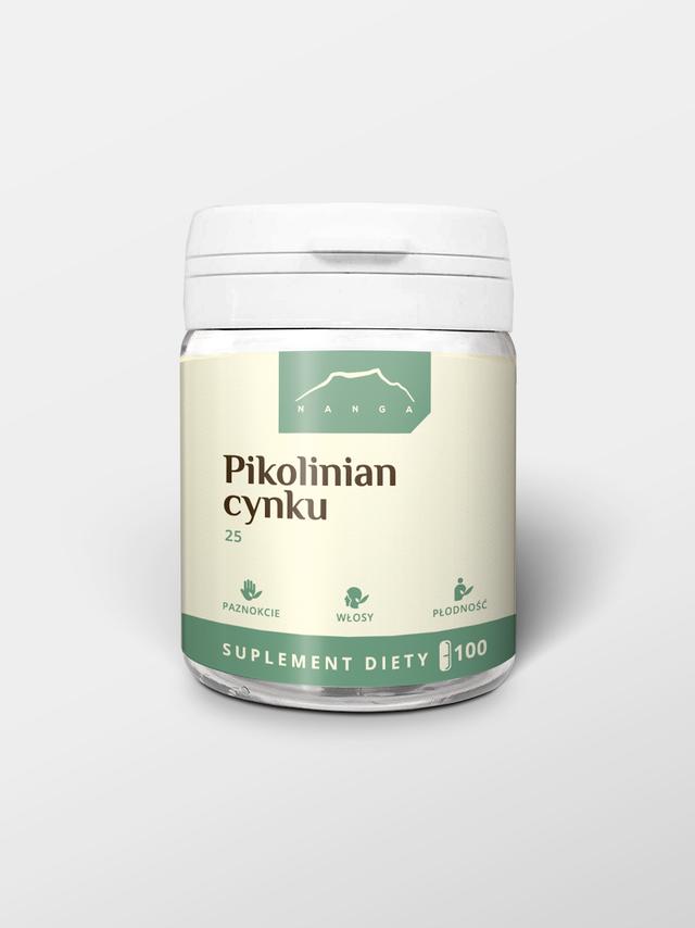 Pikolinian cynku 100 kapsułek x 125 mg