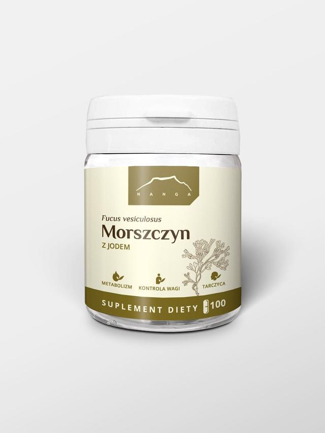 Morszczyn ekstrakt - jod organiczny 100 kapsułek x 200 mg