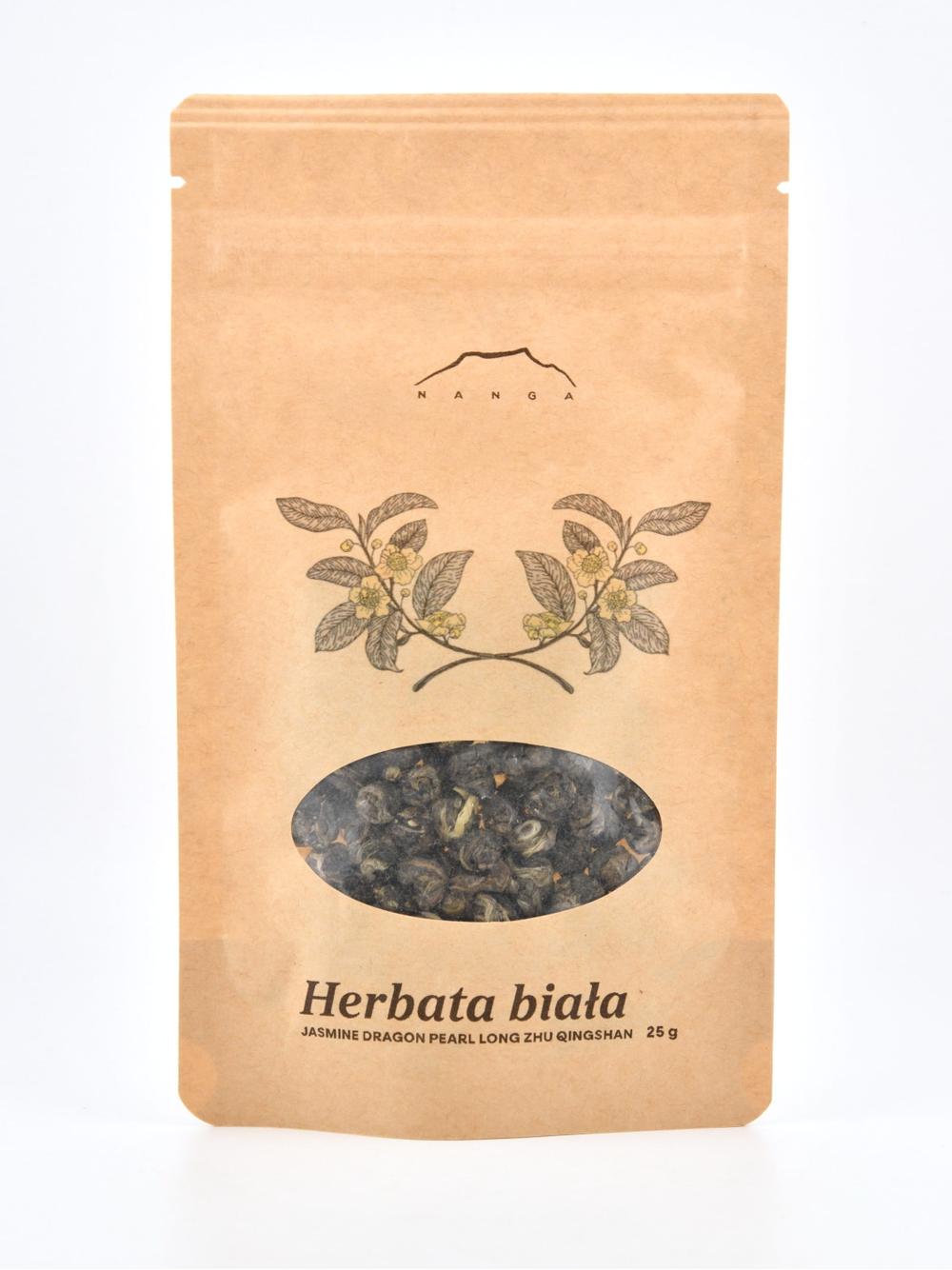 Herbata biała - Jasmine Dragon Pearl Long Zhu Qingshan