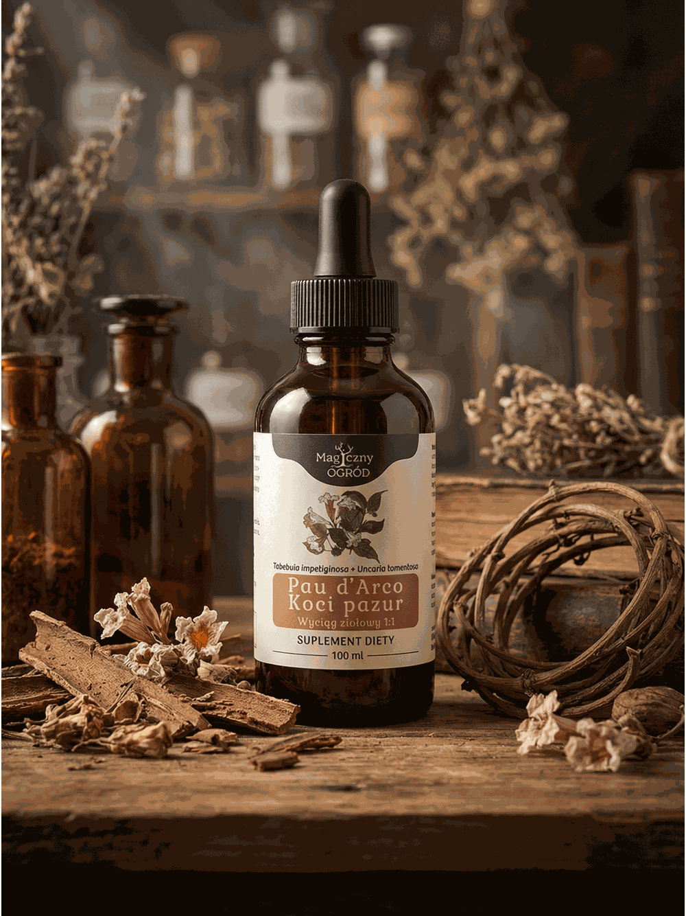 KOCI PAZUR I PAU D'ARCO nalewka 1:1