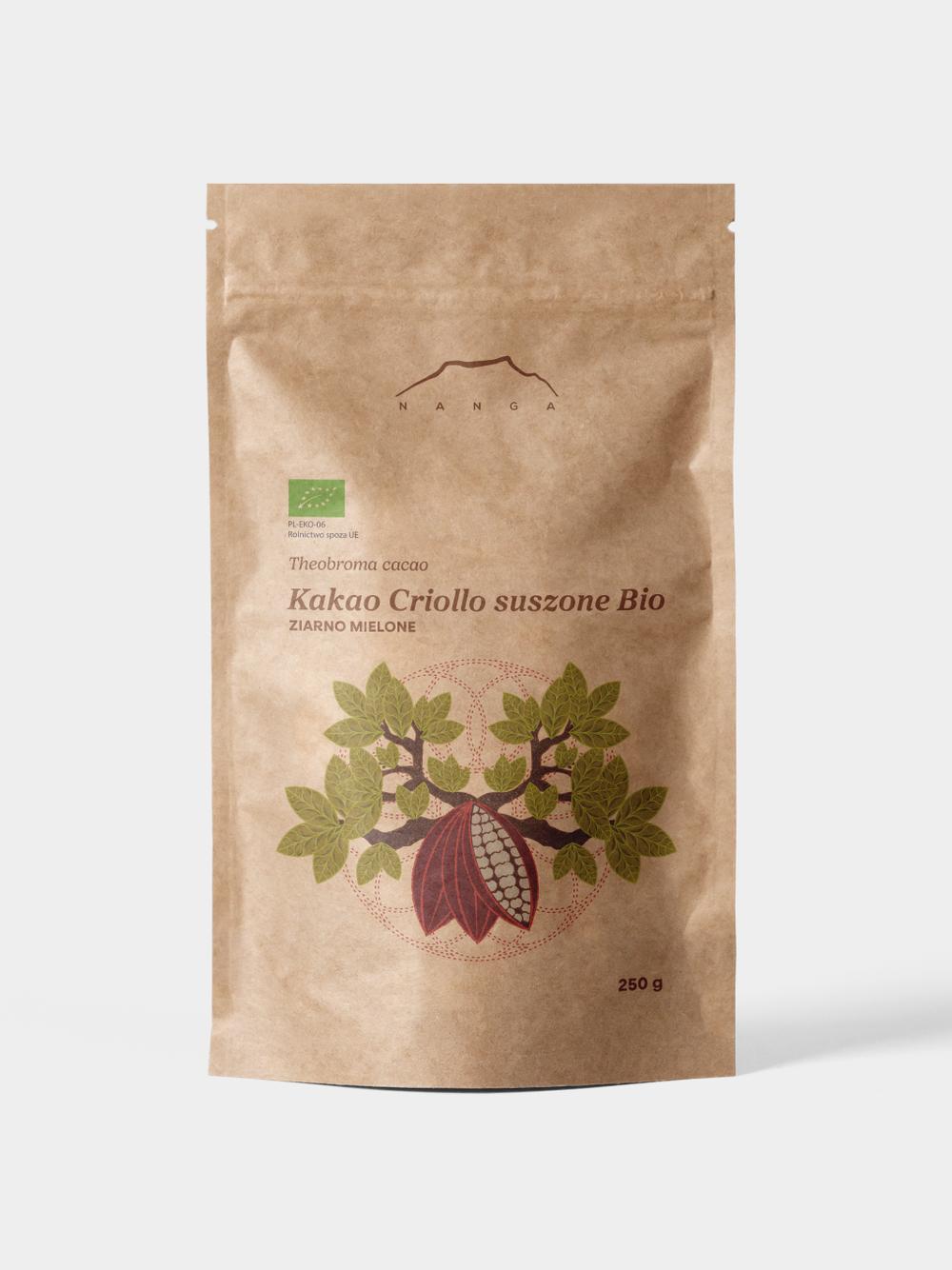 Kakao Criollo Bio suszone
