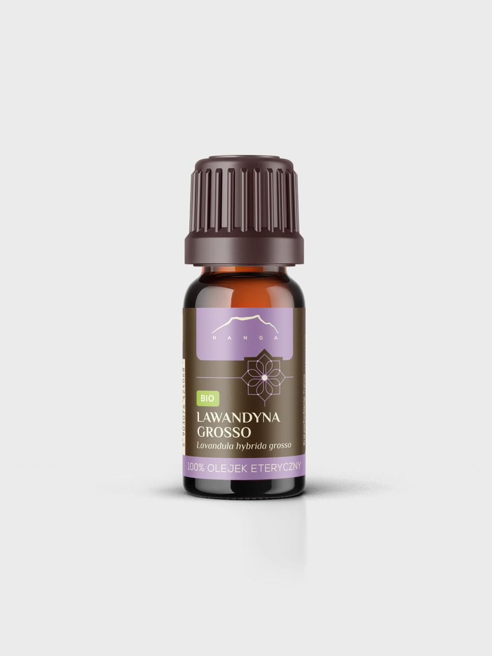 Olejek lawandynowy Grosso BIO 100% eteryczny Nanga