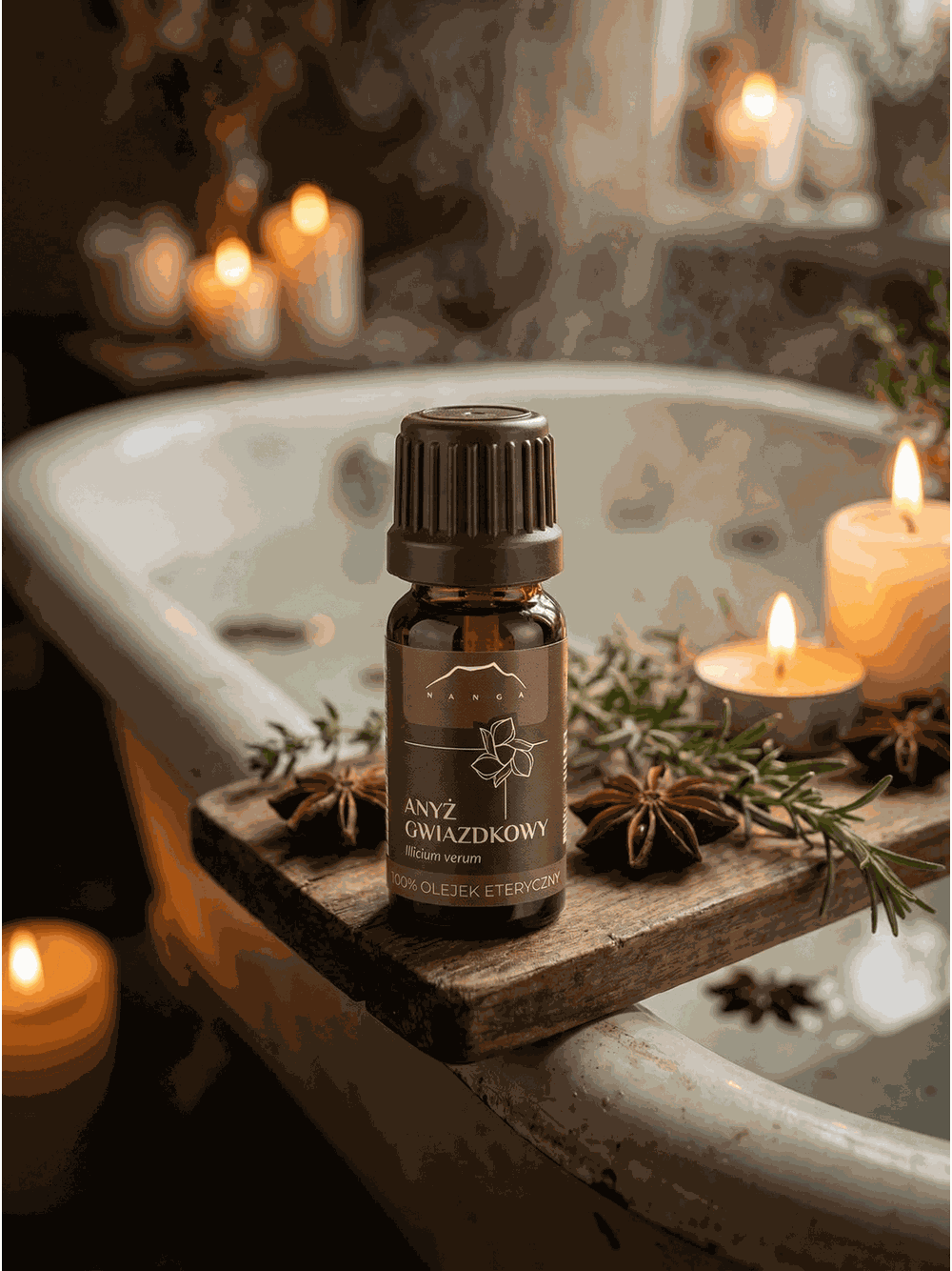 Olejek z anyżu gwiazdkowego 100% eteryczny Nanga