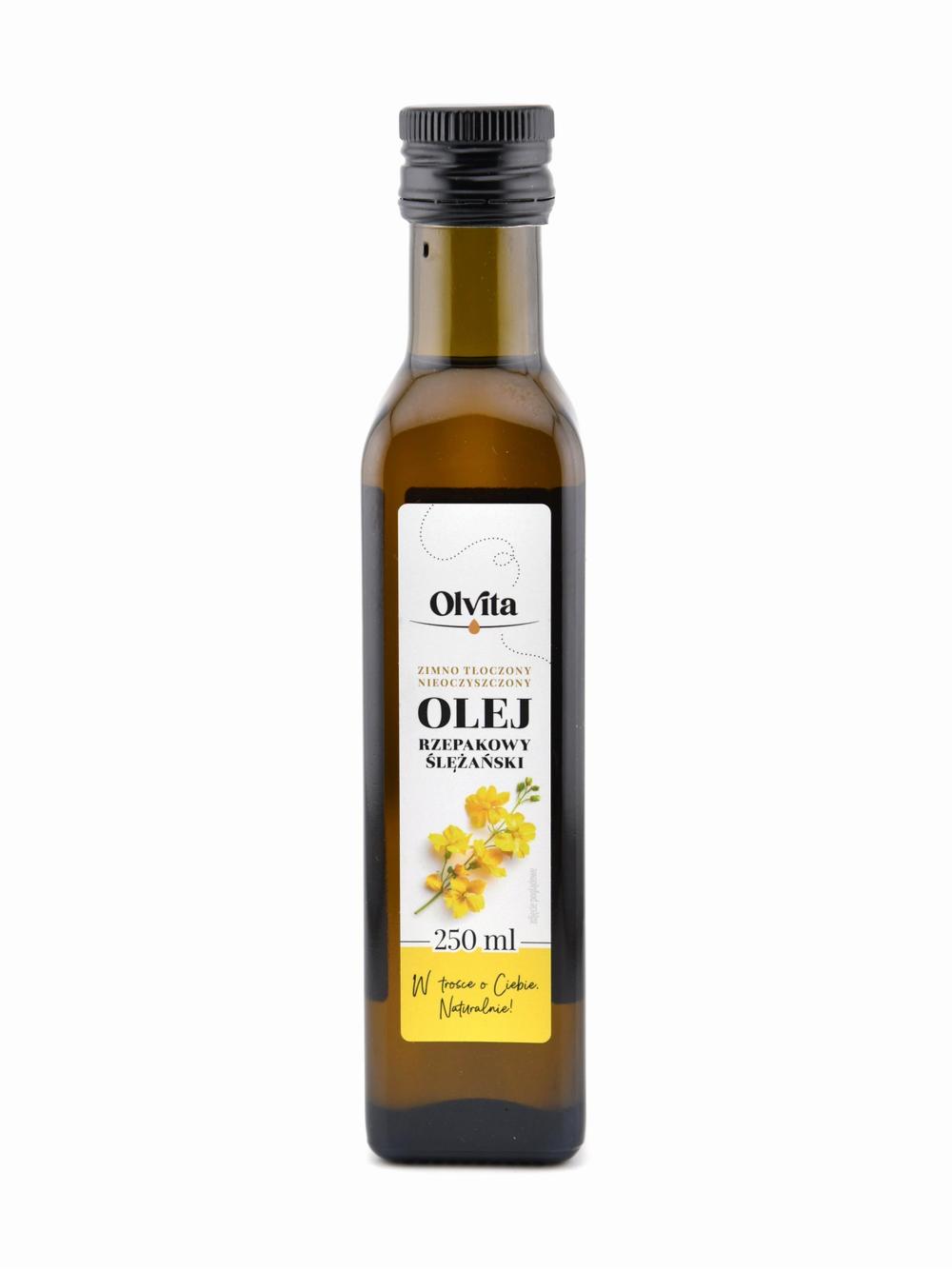 Olej rzepakowy zimnotłoczony Olvita