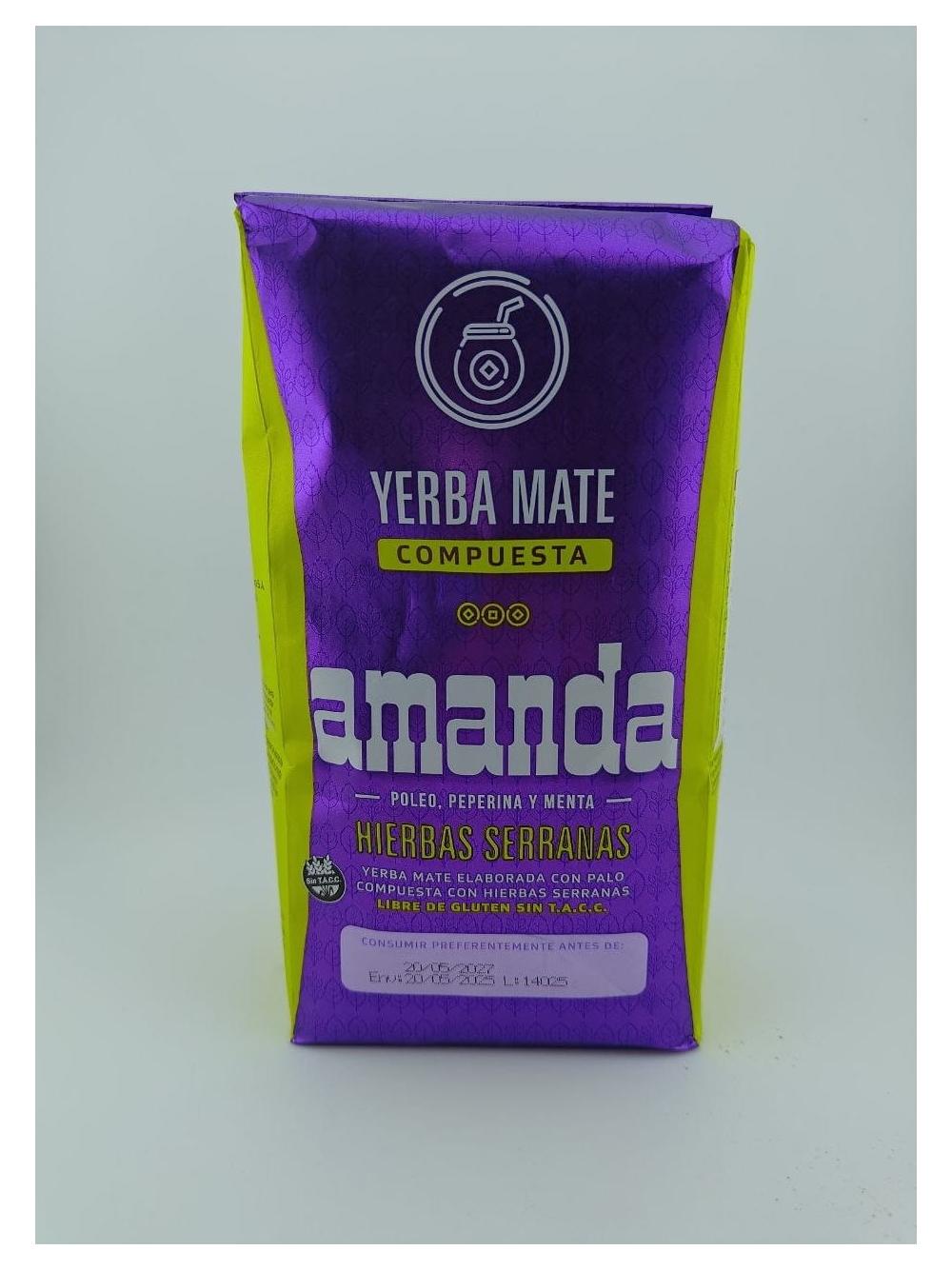 Yerba Mate Amanda Hierbas Serranas