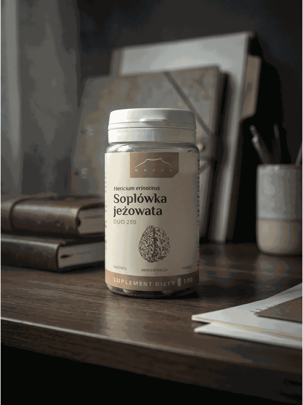 Soplówka jeżowata DUO suplement 250 mg x 100 kapsułek