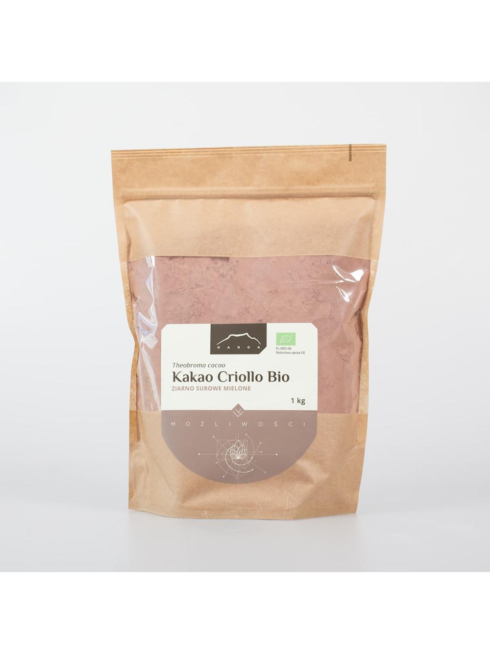 Kakao Criollo Bio surowe raw