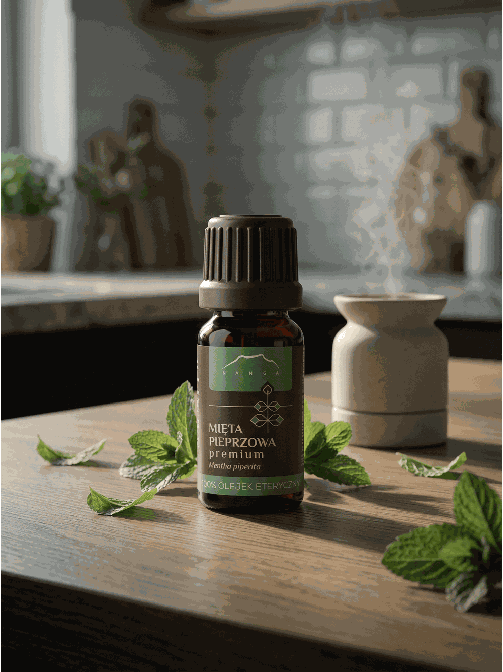 Olejek z mięty pieprzowej 100% eteryczny Nanga
