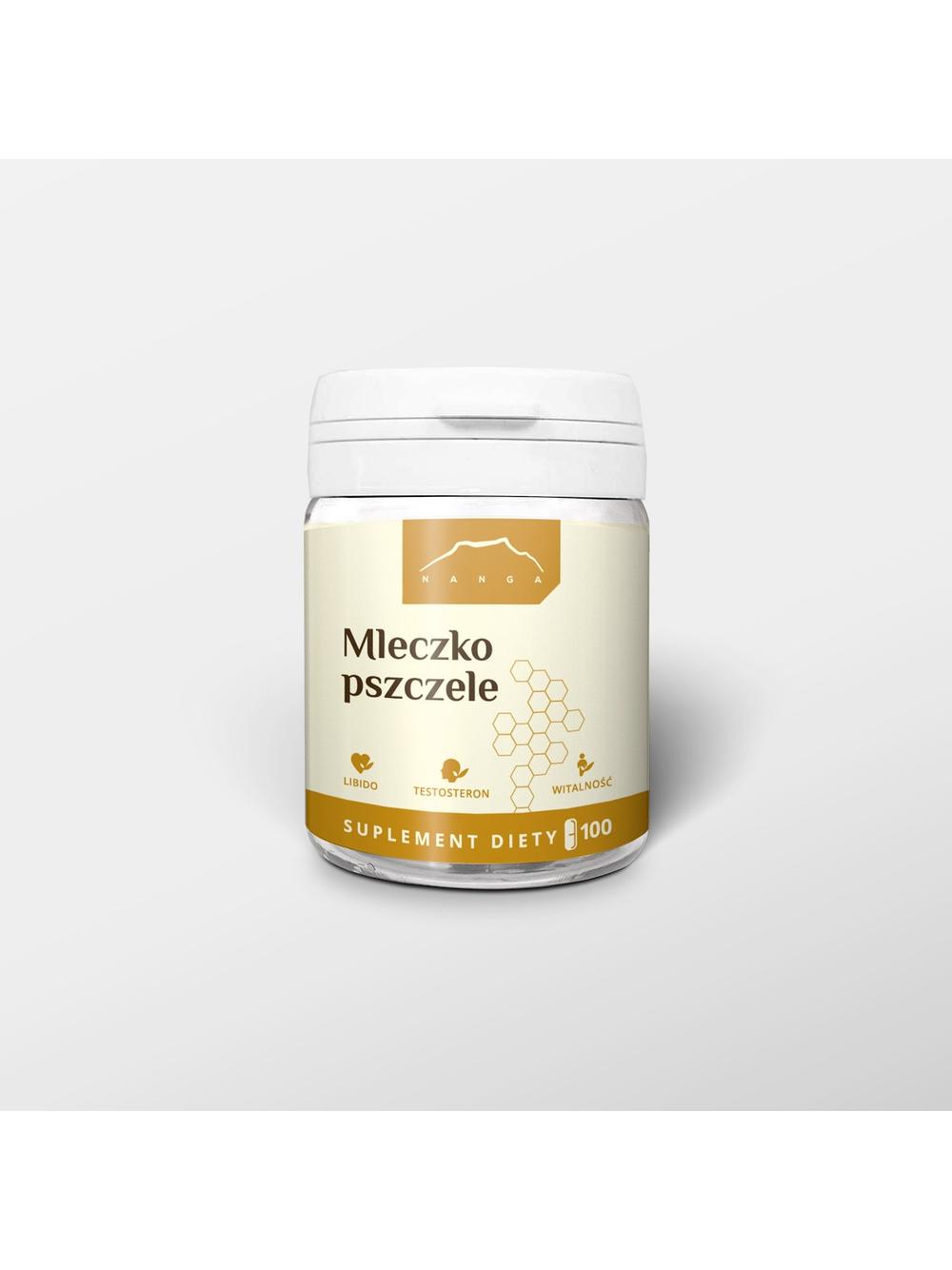 Mleczko pszczele liofilizowane kapsułki 200 mg