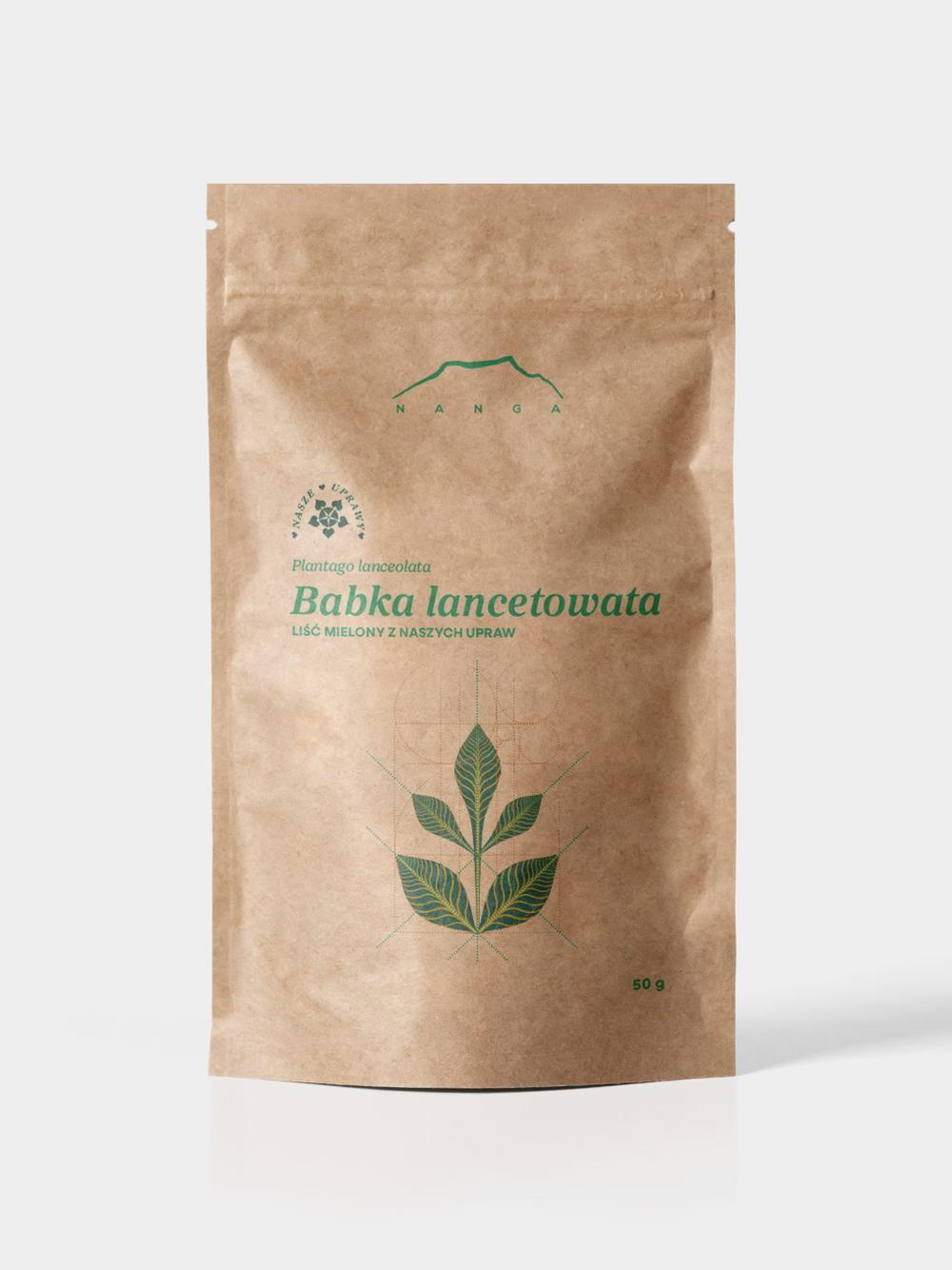 Babka lancetowata liść