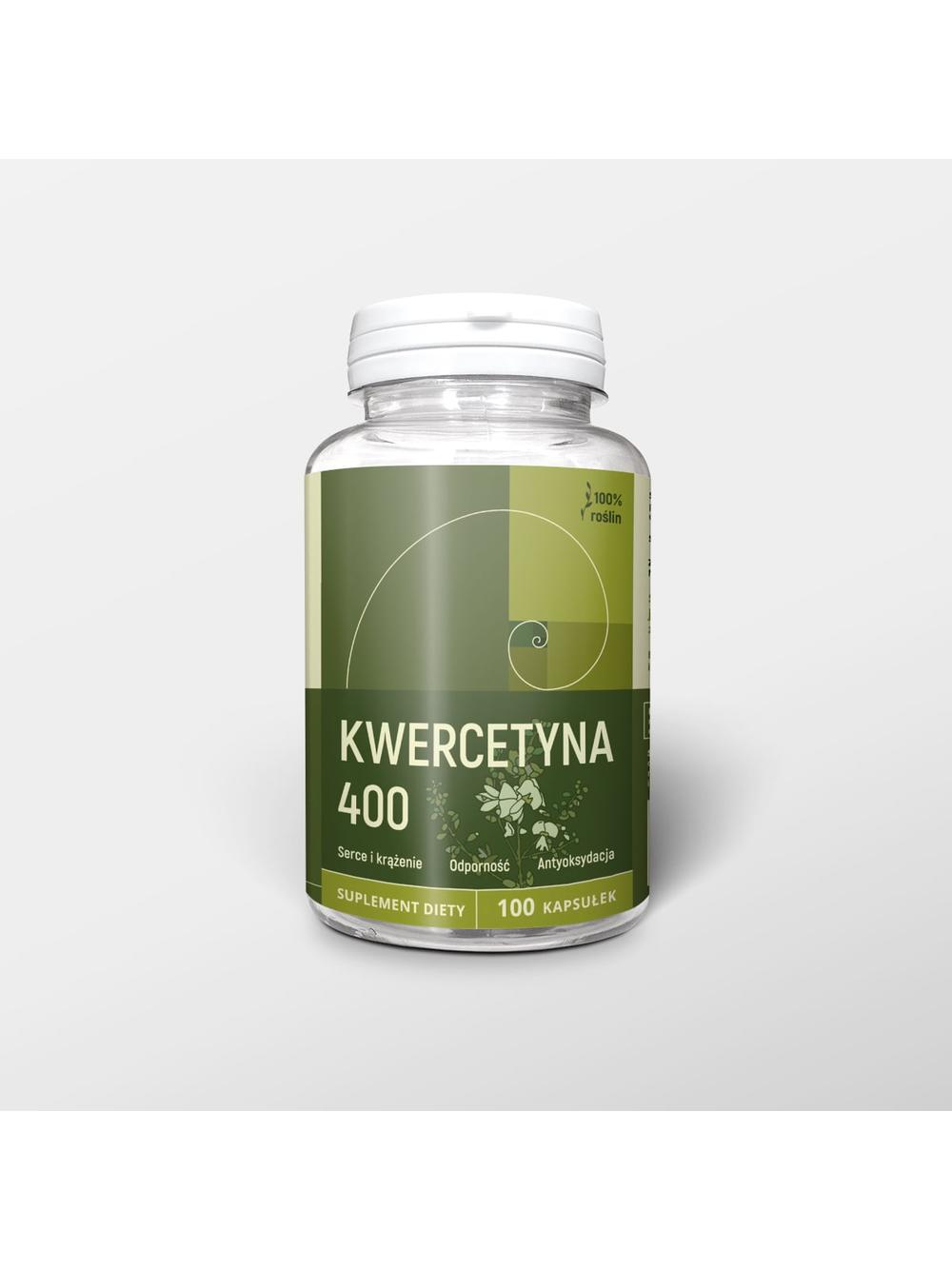 Kwercetyna 100 kapsułek x 400 mg