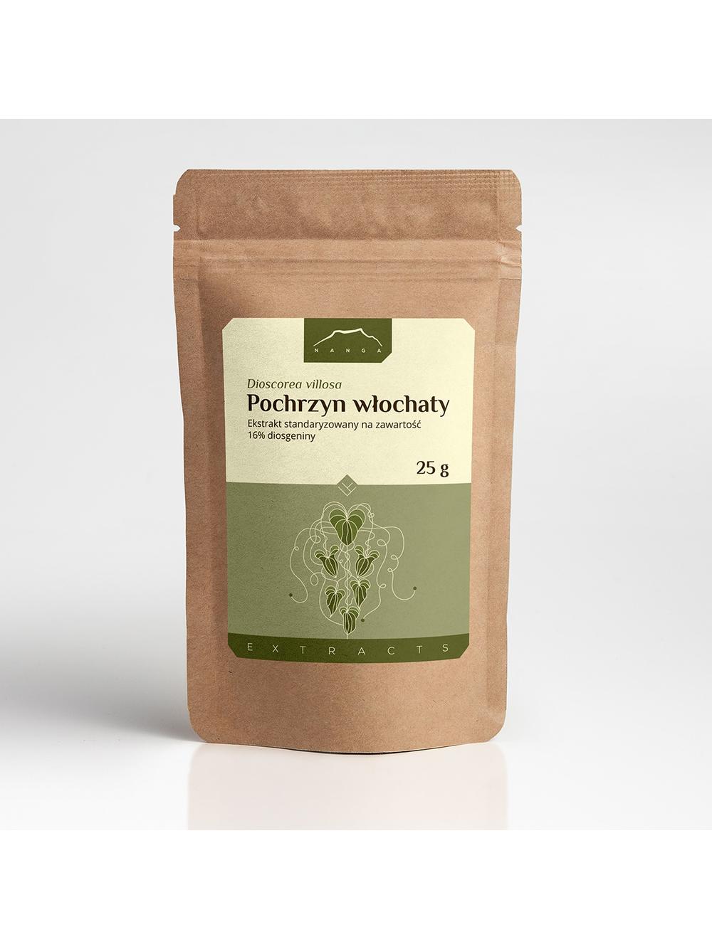 Pochrzyn włochaty (wild yam) ekstrakt 16% diosgeniny