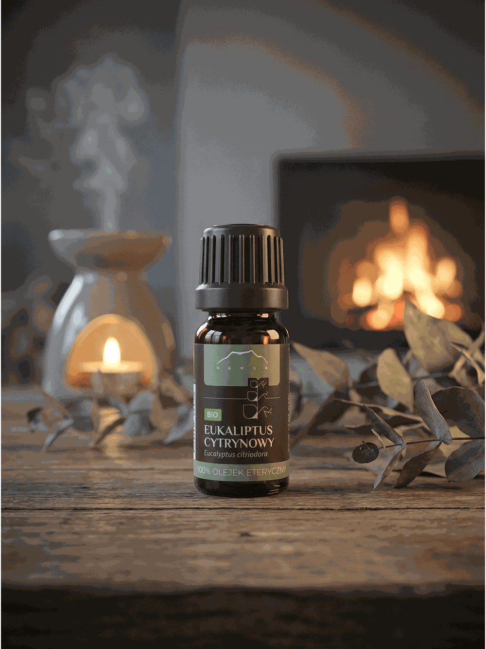 Olejek z eukaliptusa cytrynowego BIO 100% eteryczny Nanga