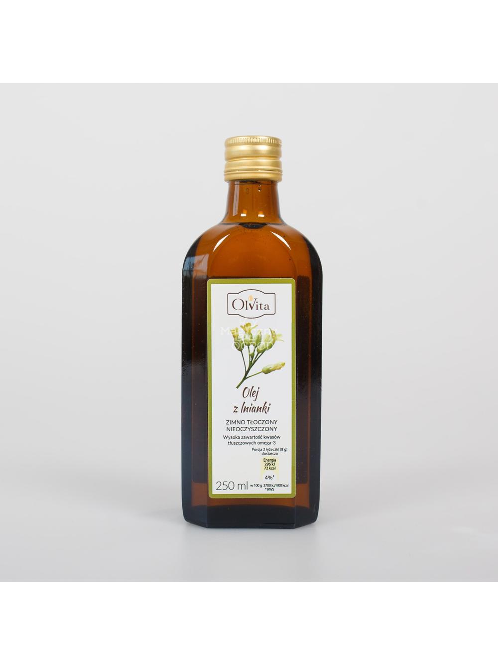 Olej z lnianki zimotłoczony Olvita 250ml