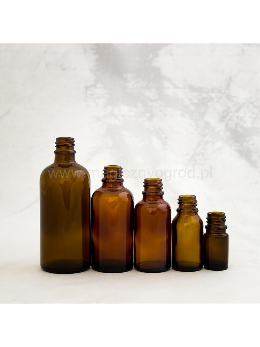 Buteleczka z brązowego szkła 5ml - 100ml gwint 18mm
