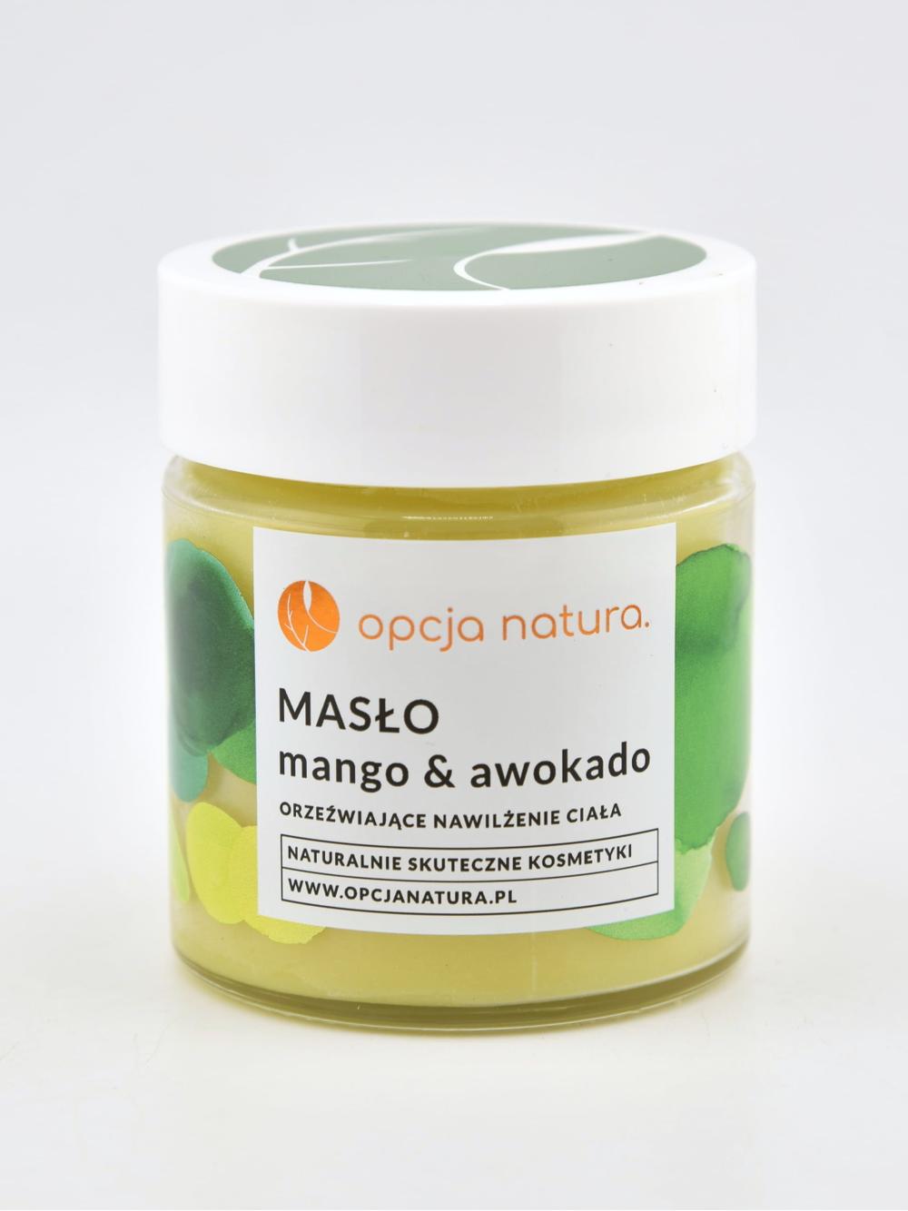 Masło Mango i Awokado Opcja Natura