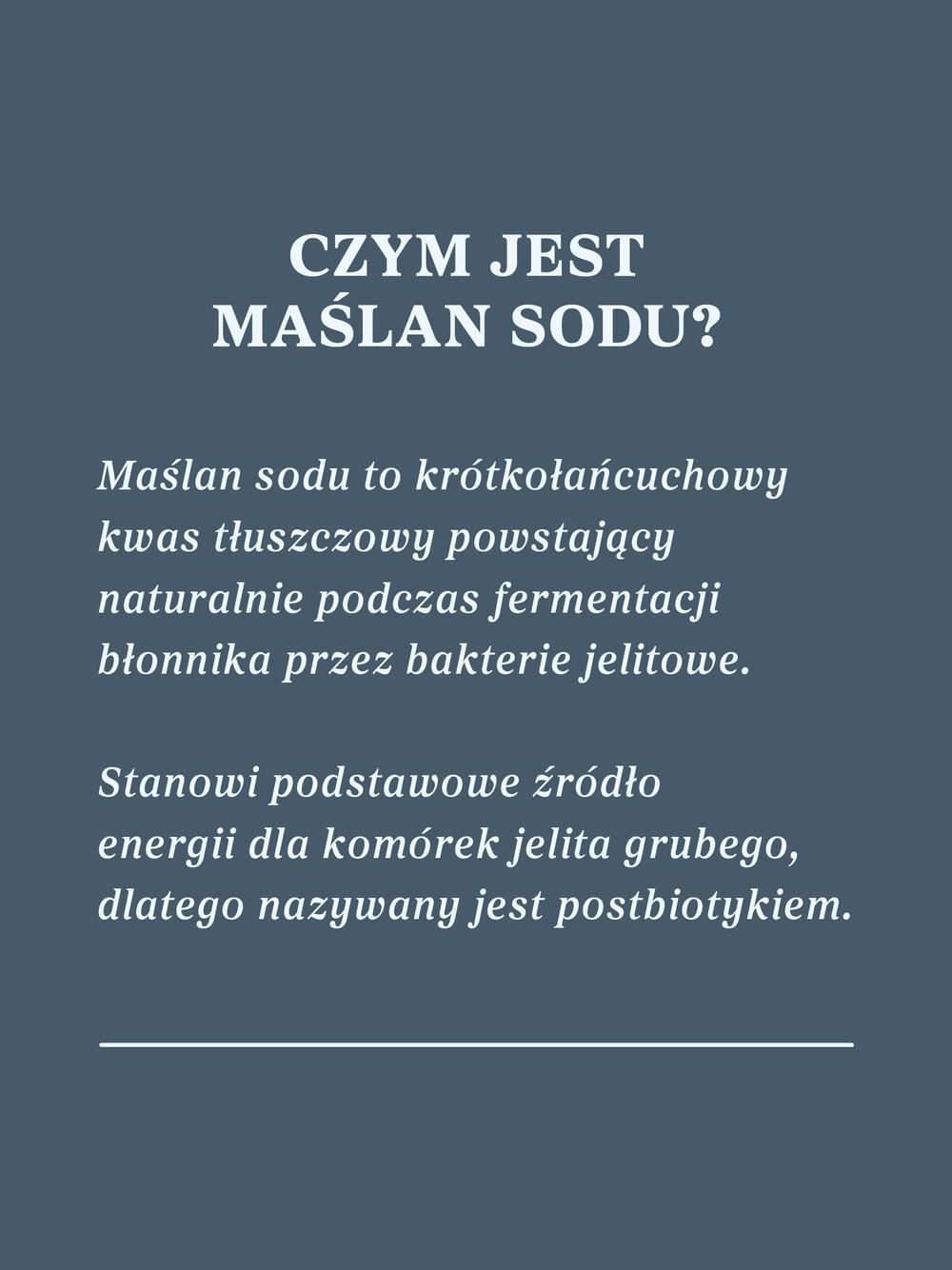 Maślan sodu 100  kapsułek x 400 mg