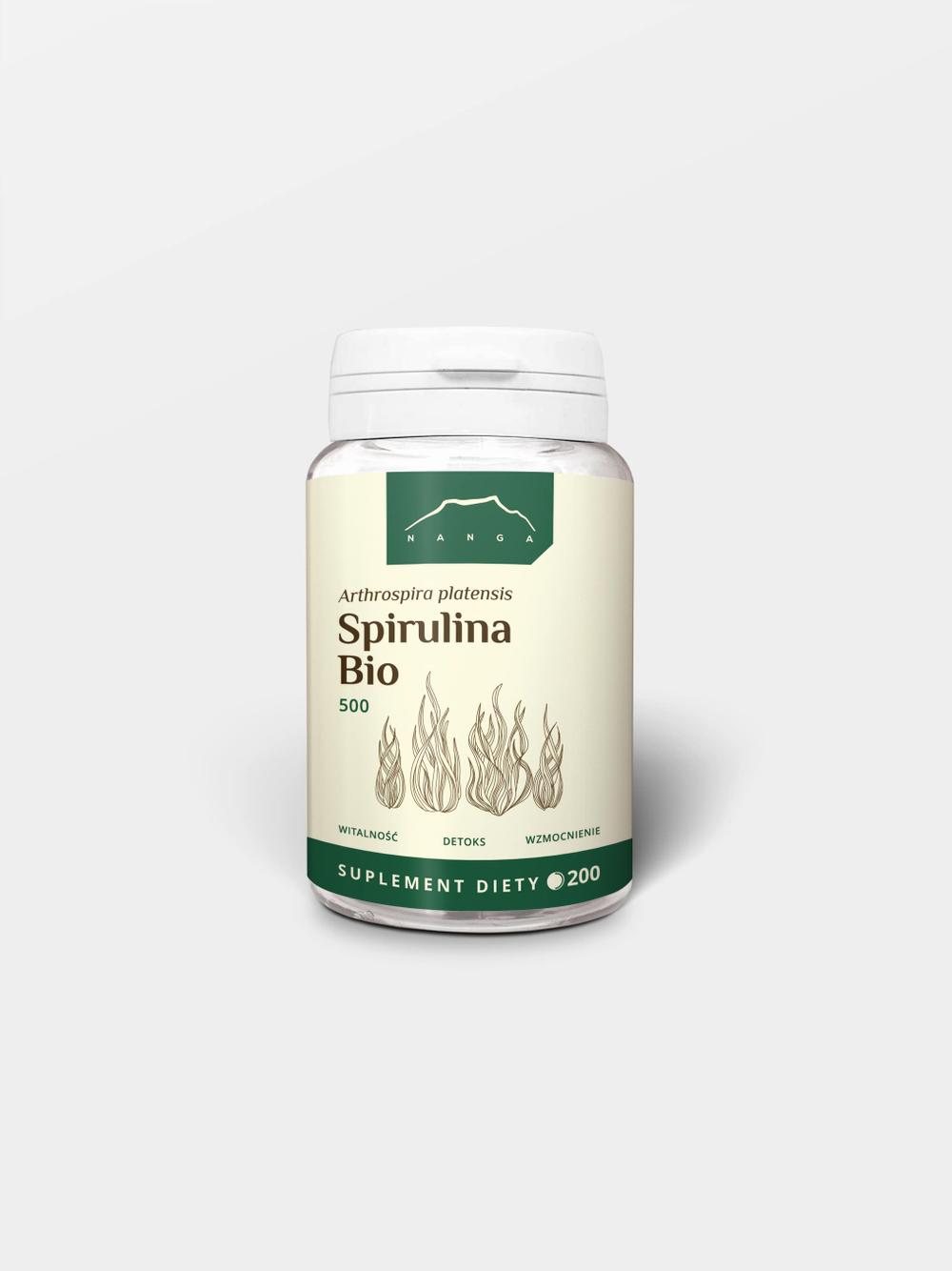 Spirulina Bio w tabletkach 500 mg