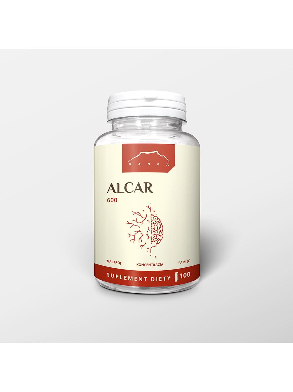 ALCAR 100 kapsułek x 600mg
