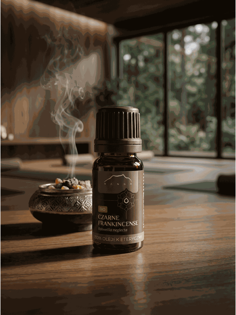 Olejek z czarnego frankincense BIO 100% eteryczny Nanga