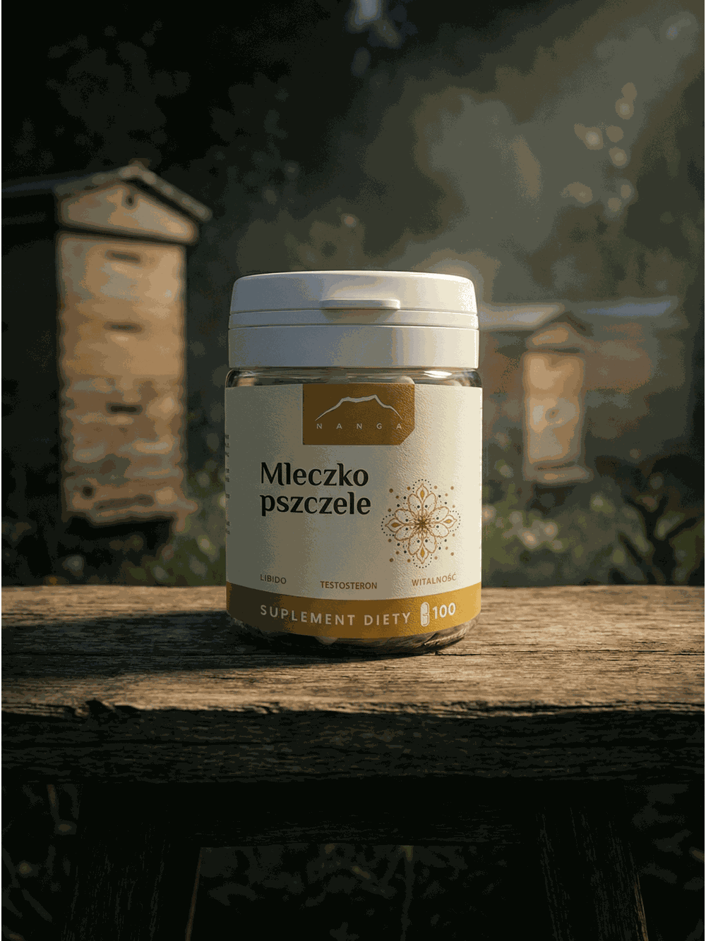 Mleczko pszczele liofilizowane kapsułki 200 mg