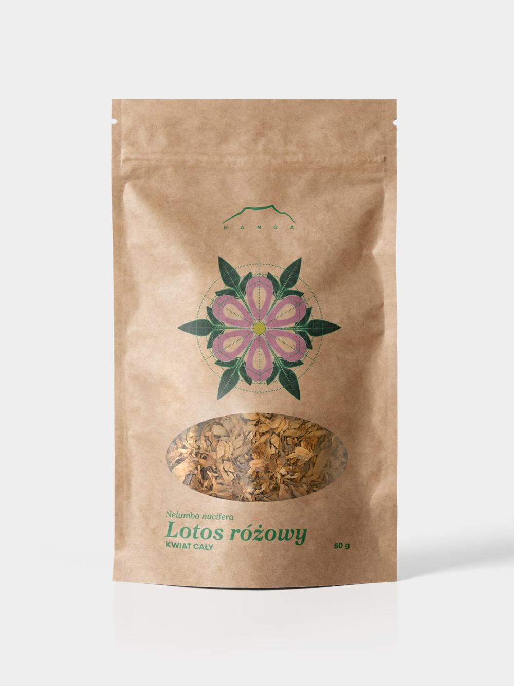 Lotos różowy kwiat