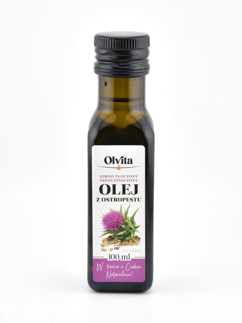 Olej z ostropestu zimnotłoczony Olvita