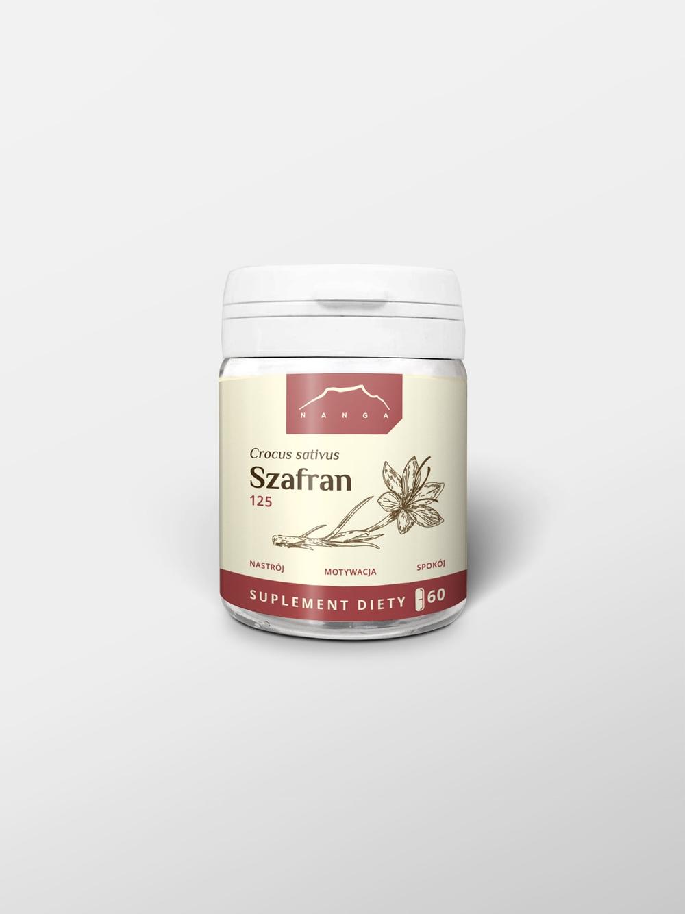 Szafran ekstrakt 60 kapsułek x 125 mg