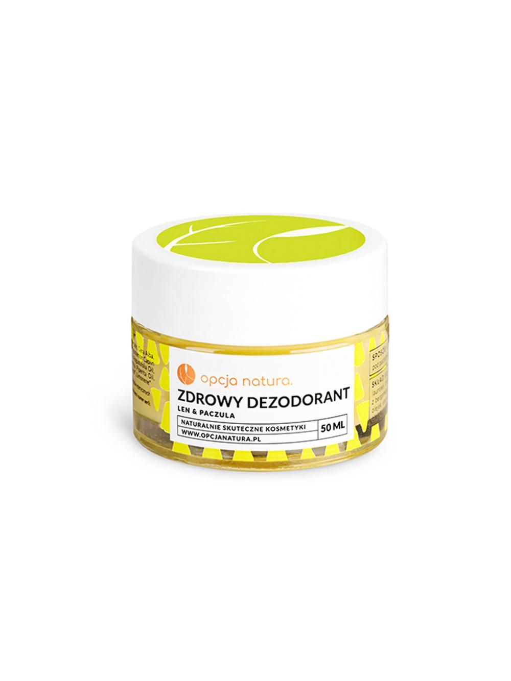 Zdrowy dezodorant len & paczula Opcja Natura 50ml