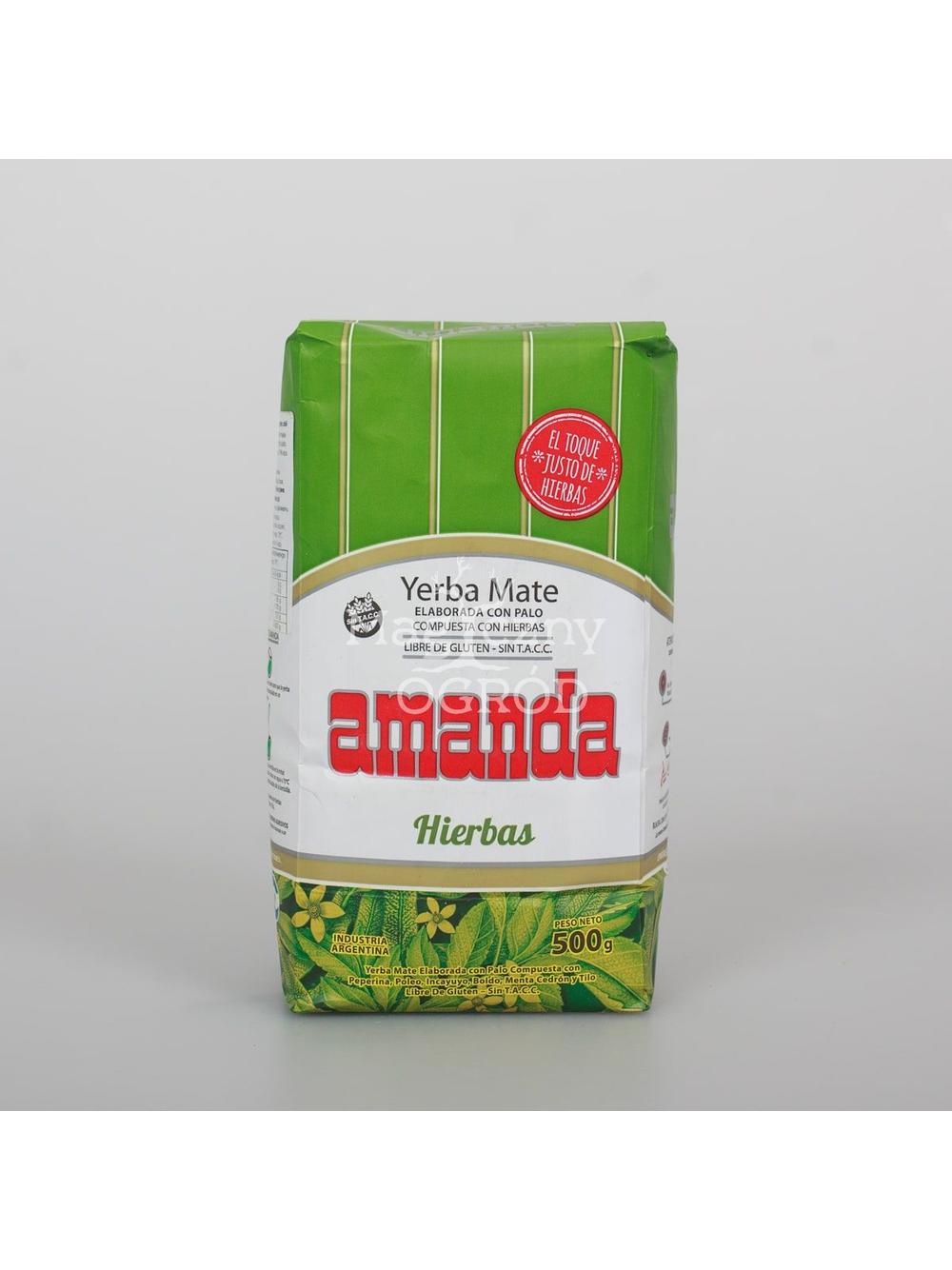 Yerba Mate Amanda Hierbas 500g