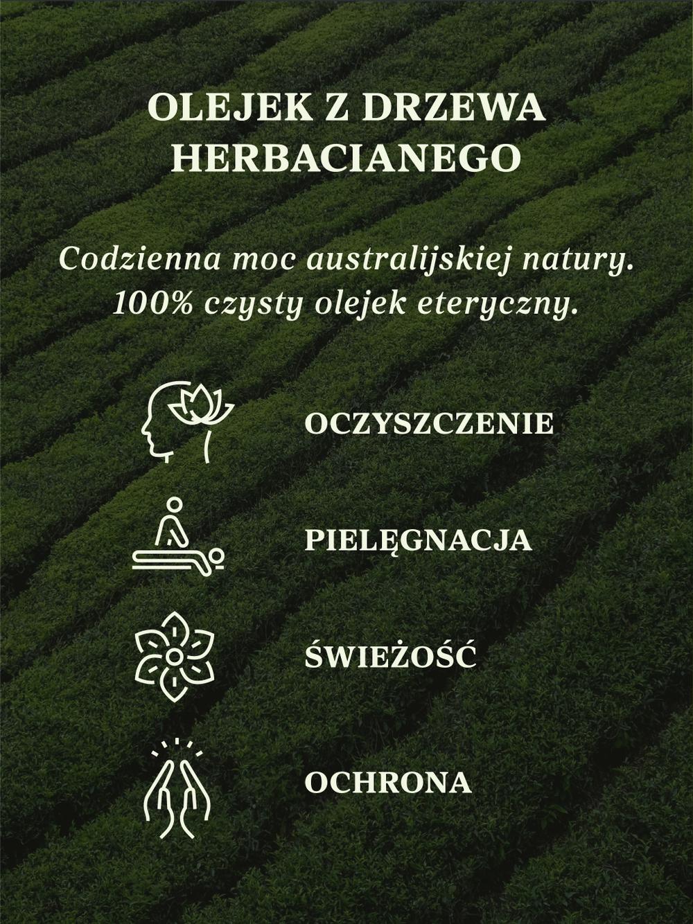 Olejek z drzewa herbacianego 100% eteryczny Nanga