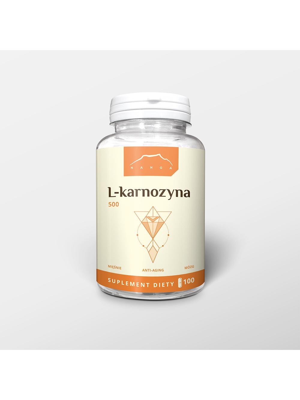 L-Karnozyna 100 kapsułek x 500mg