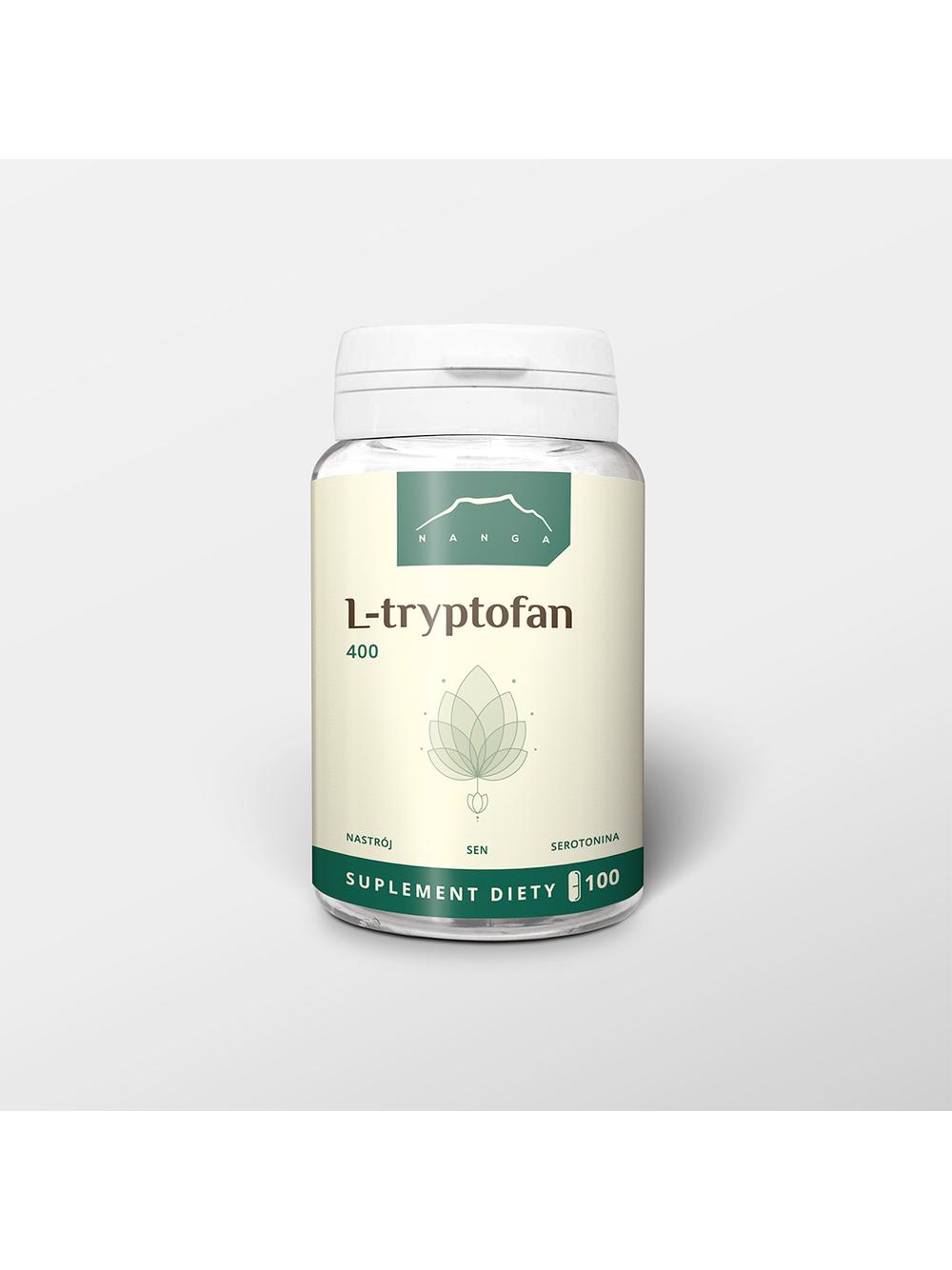 L-tryptofan kapsułki 400 mg