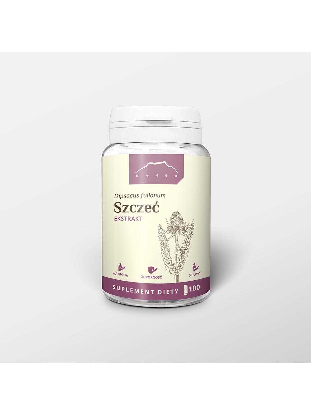 Szczeć ekstrakt 100 kapsułek x 500mg