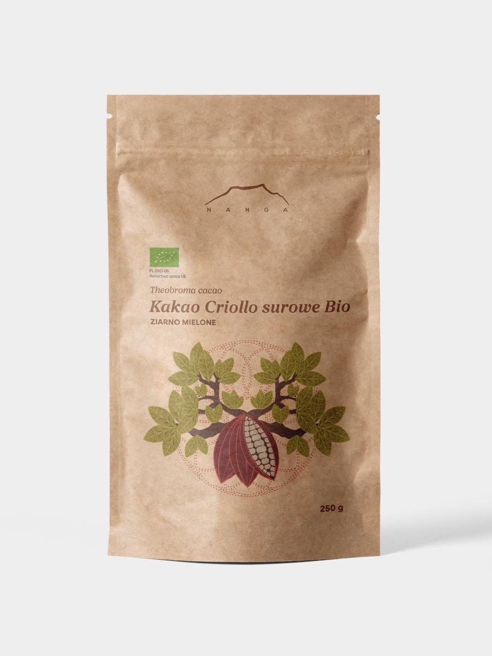 Kakao Criollo Bio surowe raw
