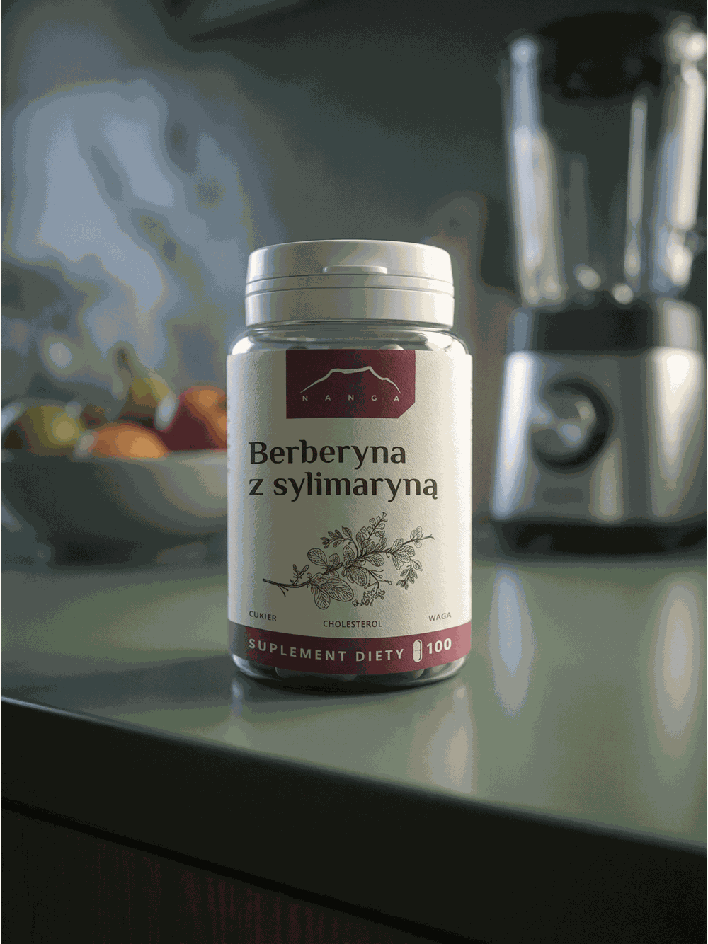 Berberyna z sylimaryną 100 kapsułek
