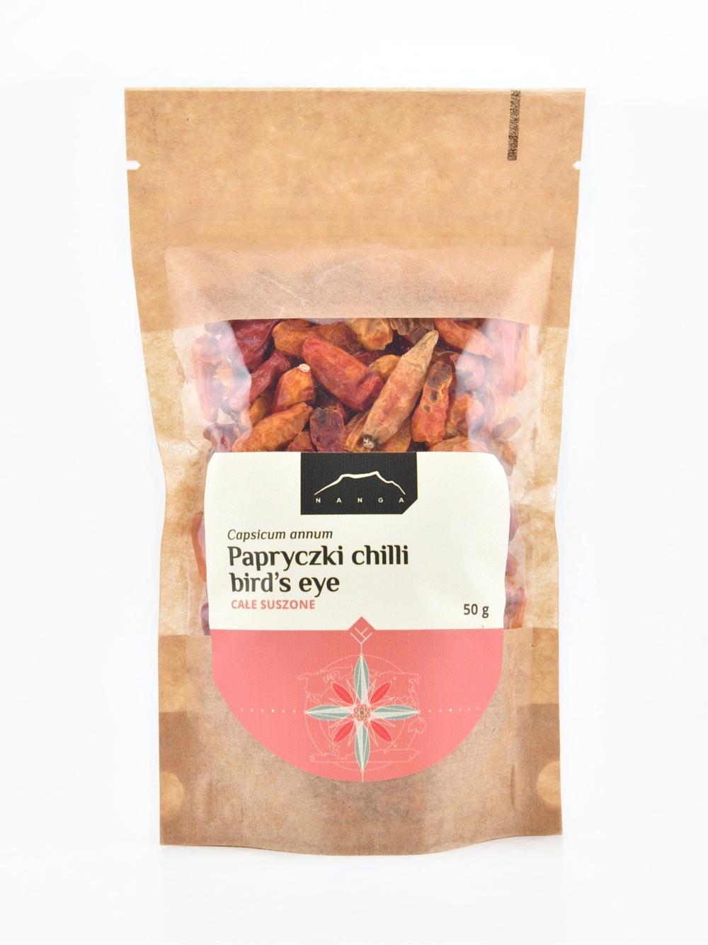 Papryczki chilli Bird's Eye suszone