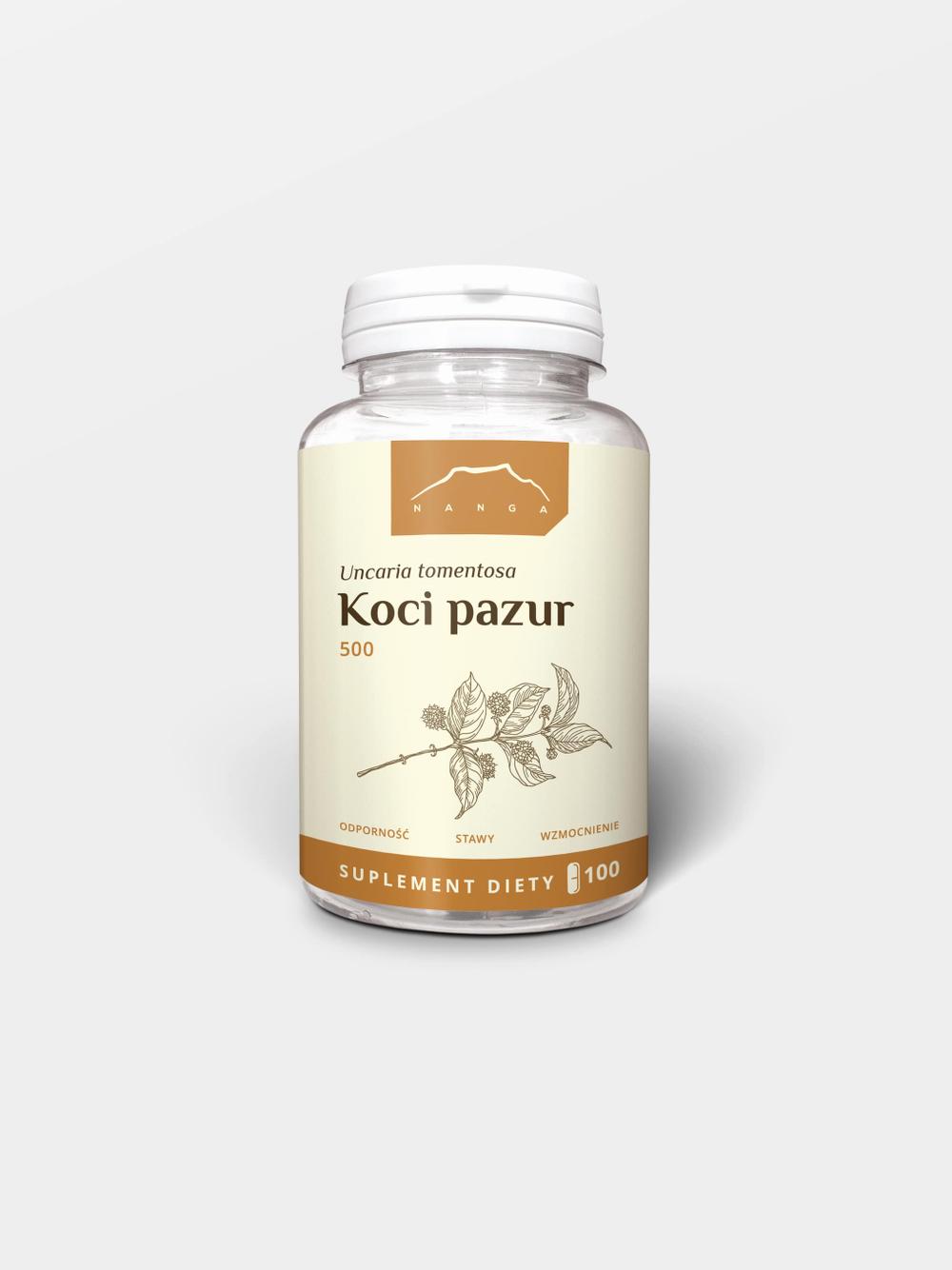 Koci pazur - vilcacora kapsułki x 500 mg