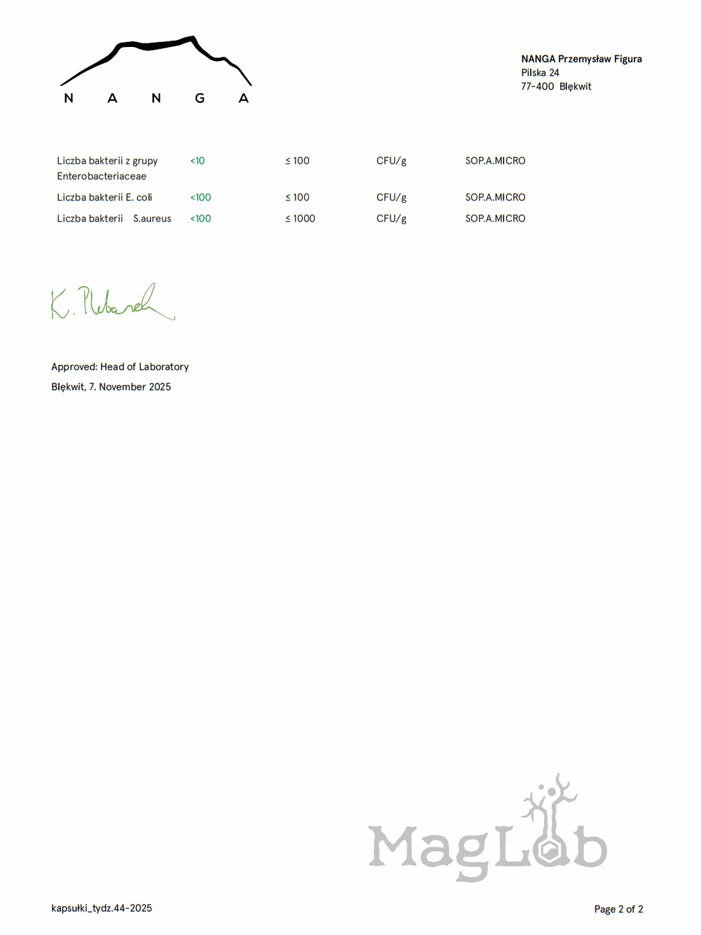 Szafran ekstrakt 60 kapsułek x 125 mg