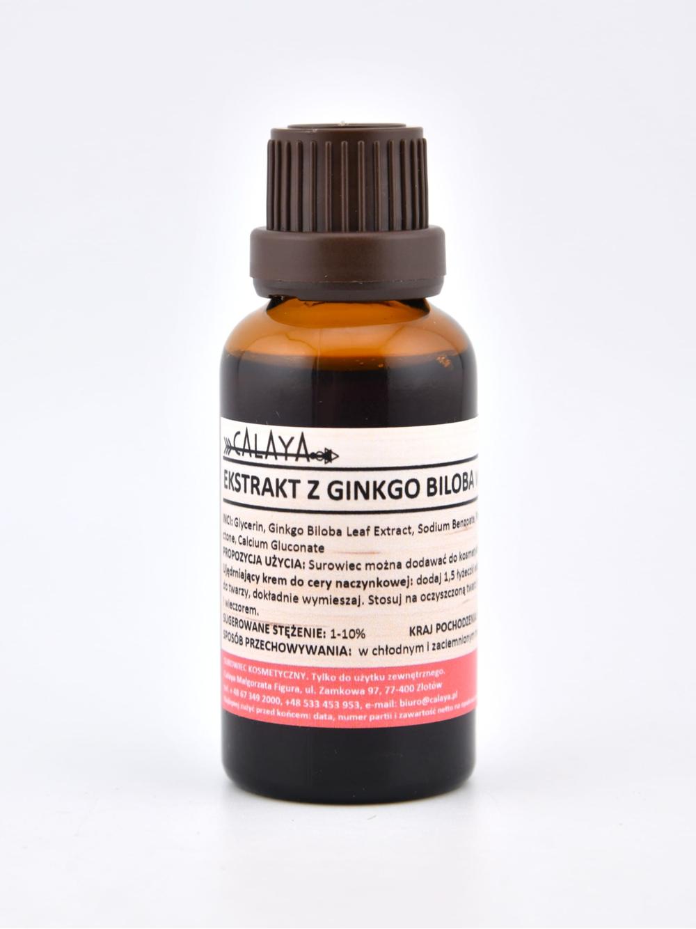 Ekstrakt z ginkgo biloba w płynie