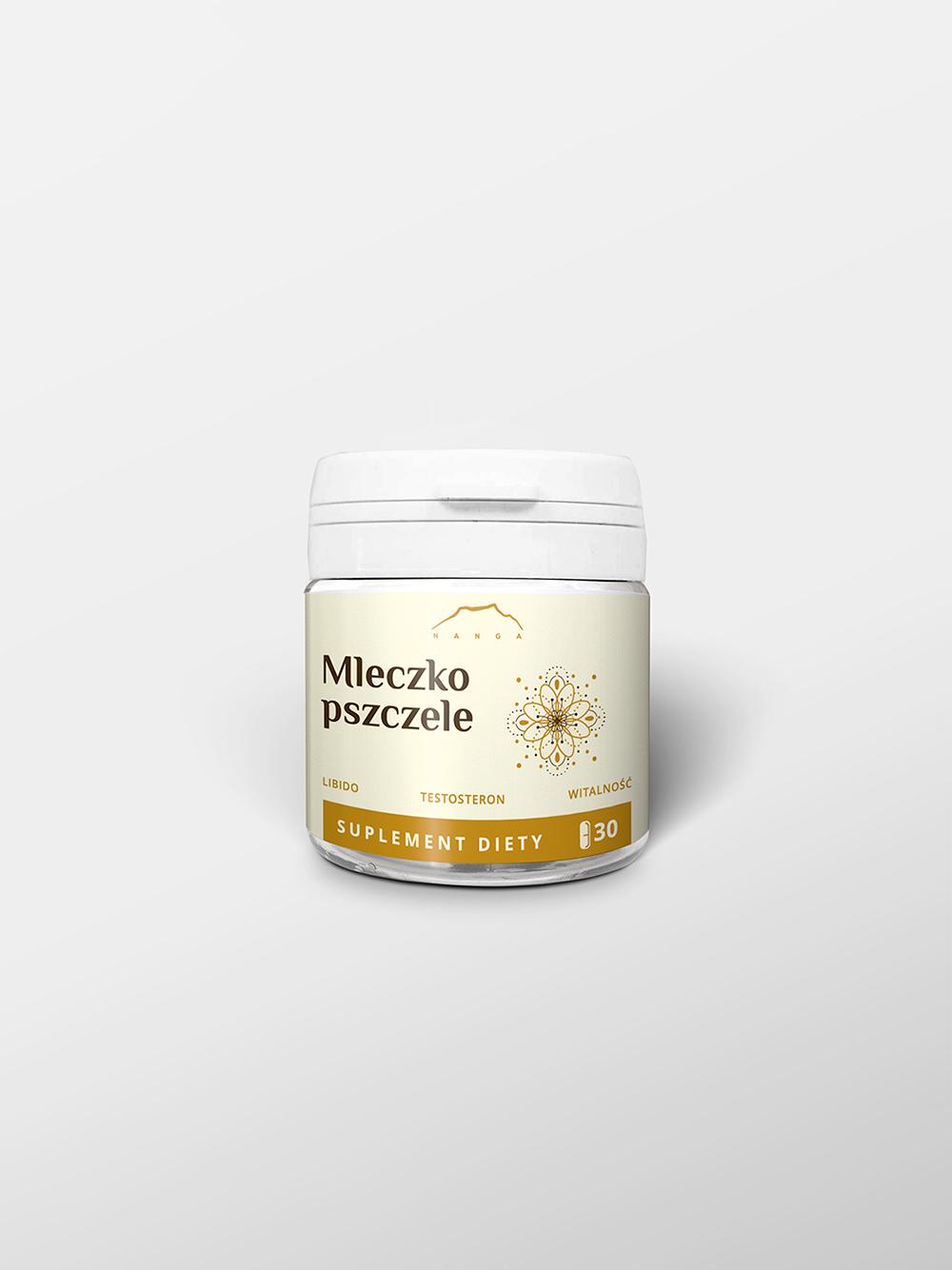 Mleczko pszczele liofilizowane kapsułki 200 mg