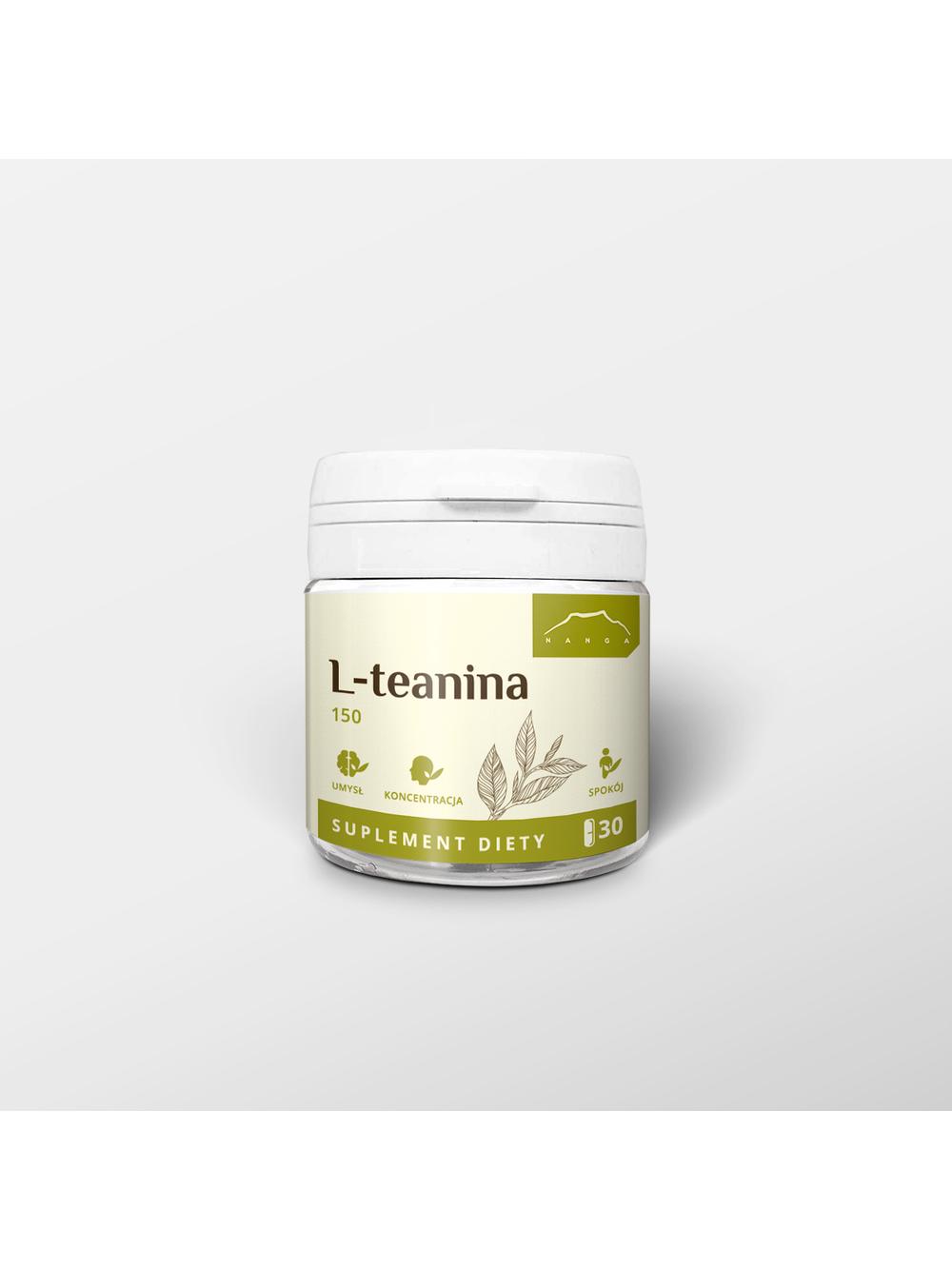 L-teanina kapsułki 150 mg