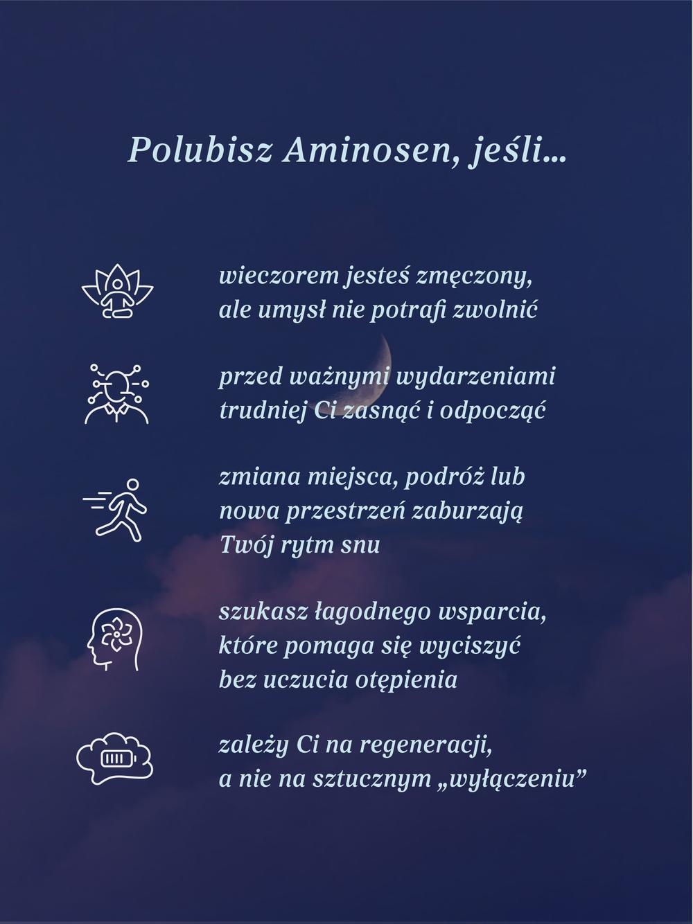 Aminosen - aminokwasowa mieszanka na sen