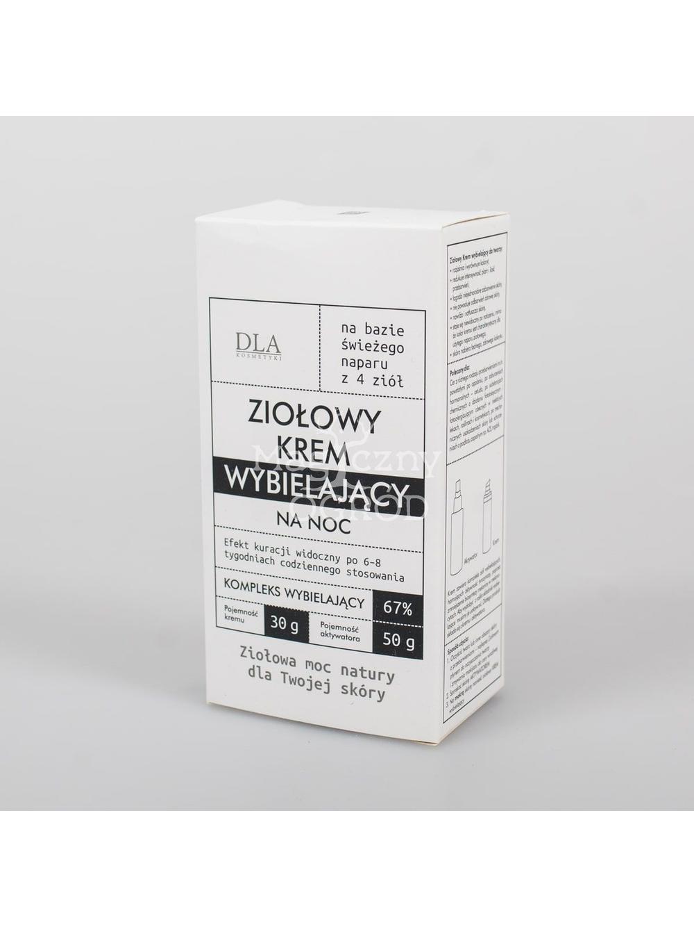 Ziołowy krem wybielający 30g