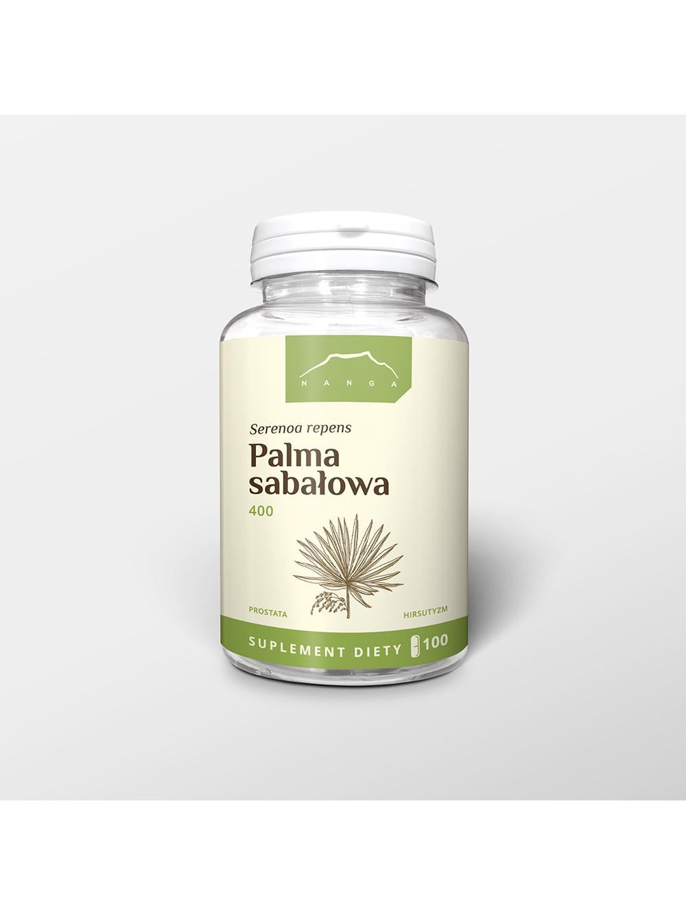 Palma sabałowa 100 kapsułek x 400 mg